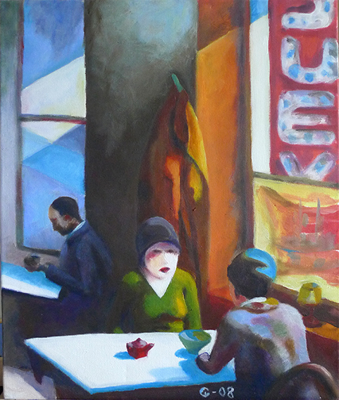 Café efter amerikansk konstnar